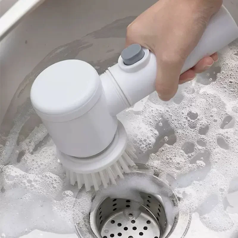 Multi-functional Electric Cleaning Brush Wireless Handheld Power Scrubber For Kitchen Bathroom Dishes Pots Pans cleaning brush