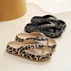 Summer Women Comfort Flip-Flop Leopard Soft Thick-Soled Cloud Slippers Travel Vacation Beach Shoes New Women Sandals 1