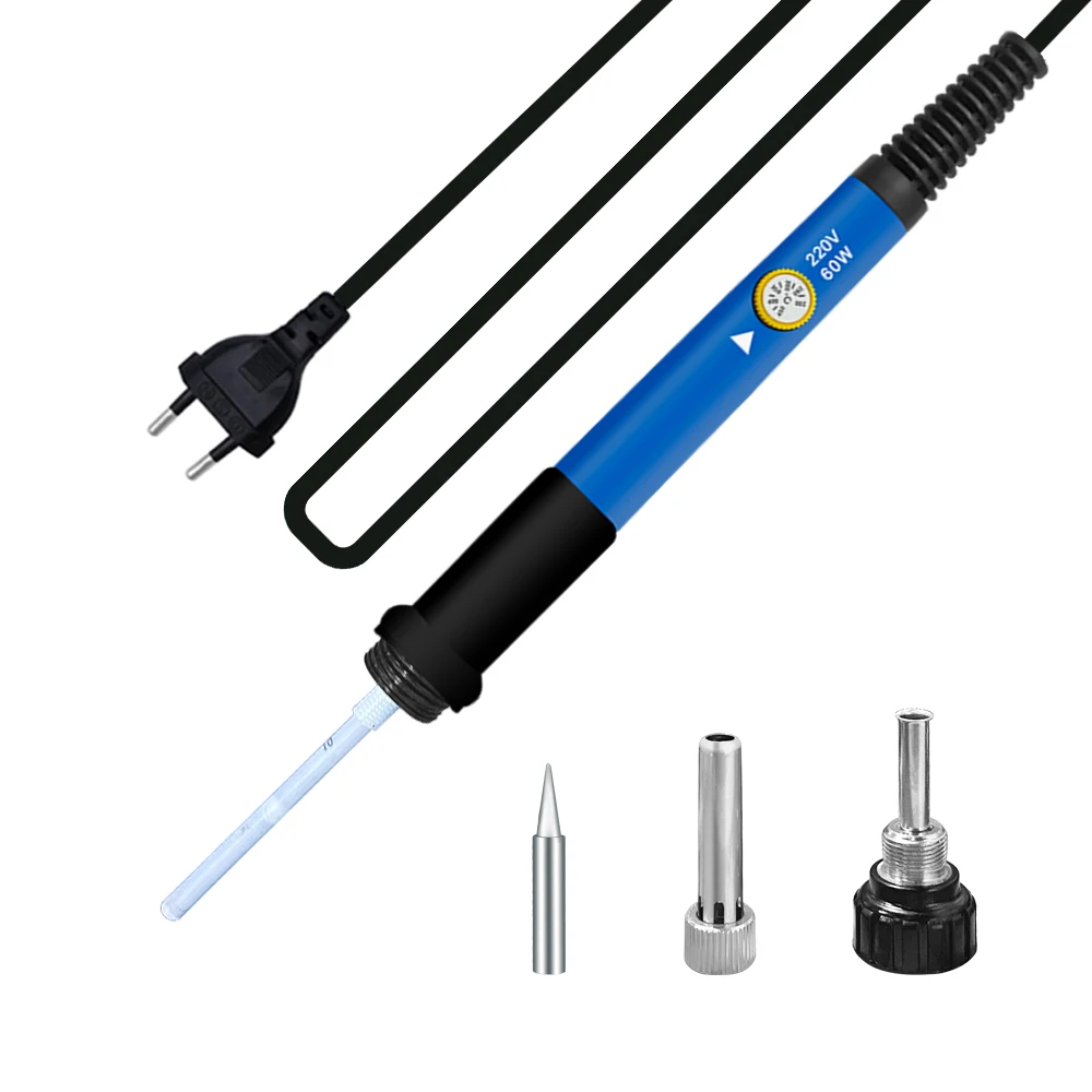 60W Soldering Iron Adjustable Temperature Electric Solder Iron Rework Station Mini Handle Heat Pencil Welding Repair Tools Soldering Iron