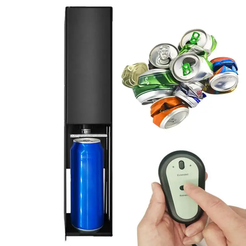 Electric Can Crusher Heavy Duty Pneumatic Cylinder Soda Beer Can