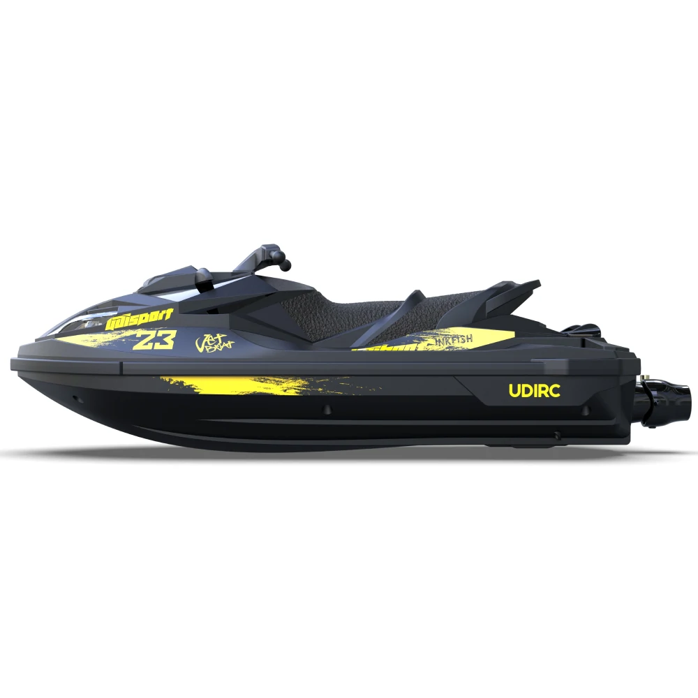 UDIRC 2.4G Jet Spray RC Boat Remote Control Speedboat Waterproof Self-Righting LED Lights RTR High-Speed Vehicles Models Toys