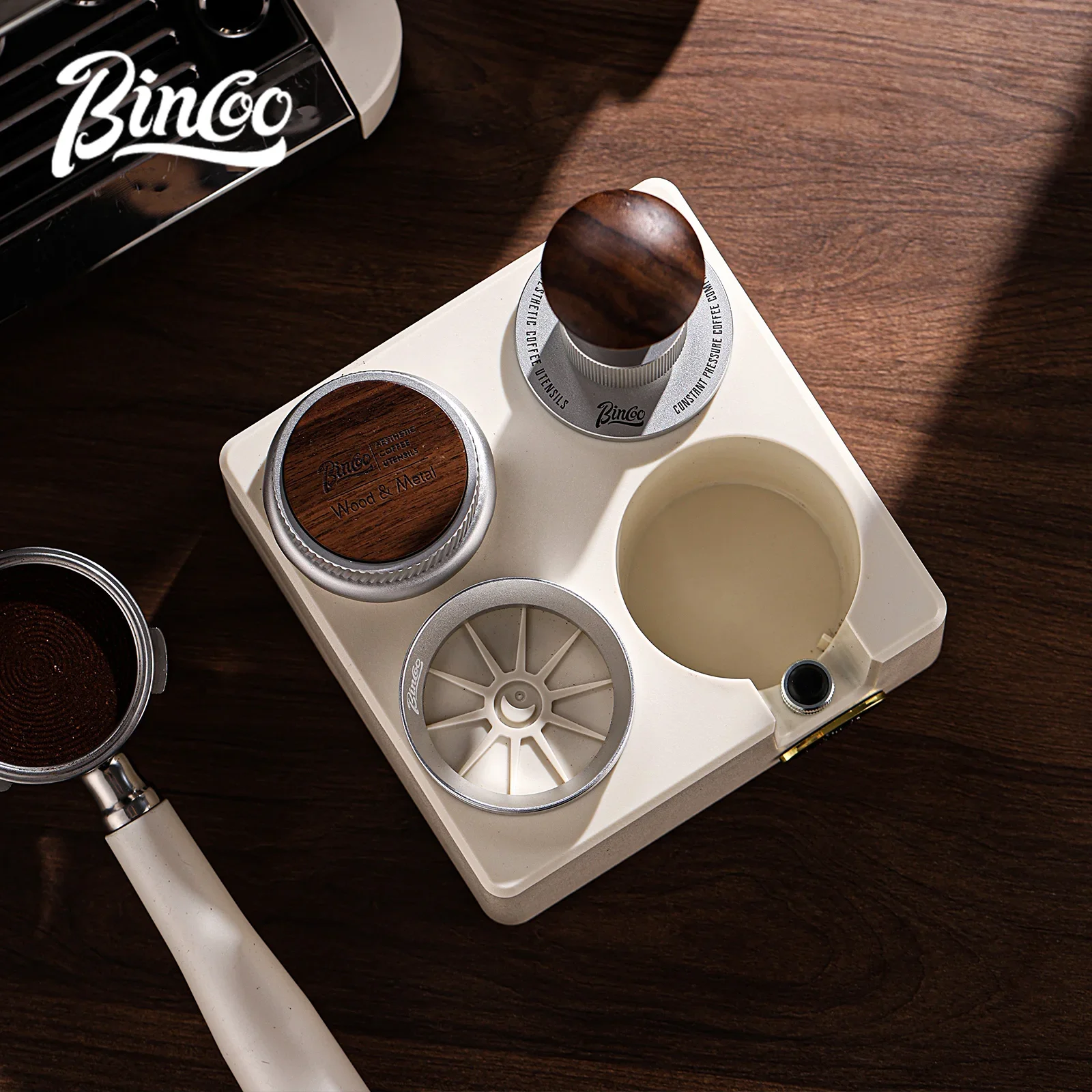 Bincoo موزع القهوة 51/58 مللي متر ماكينة مسحوق الق...