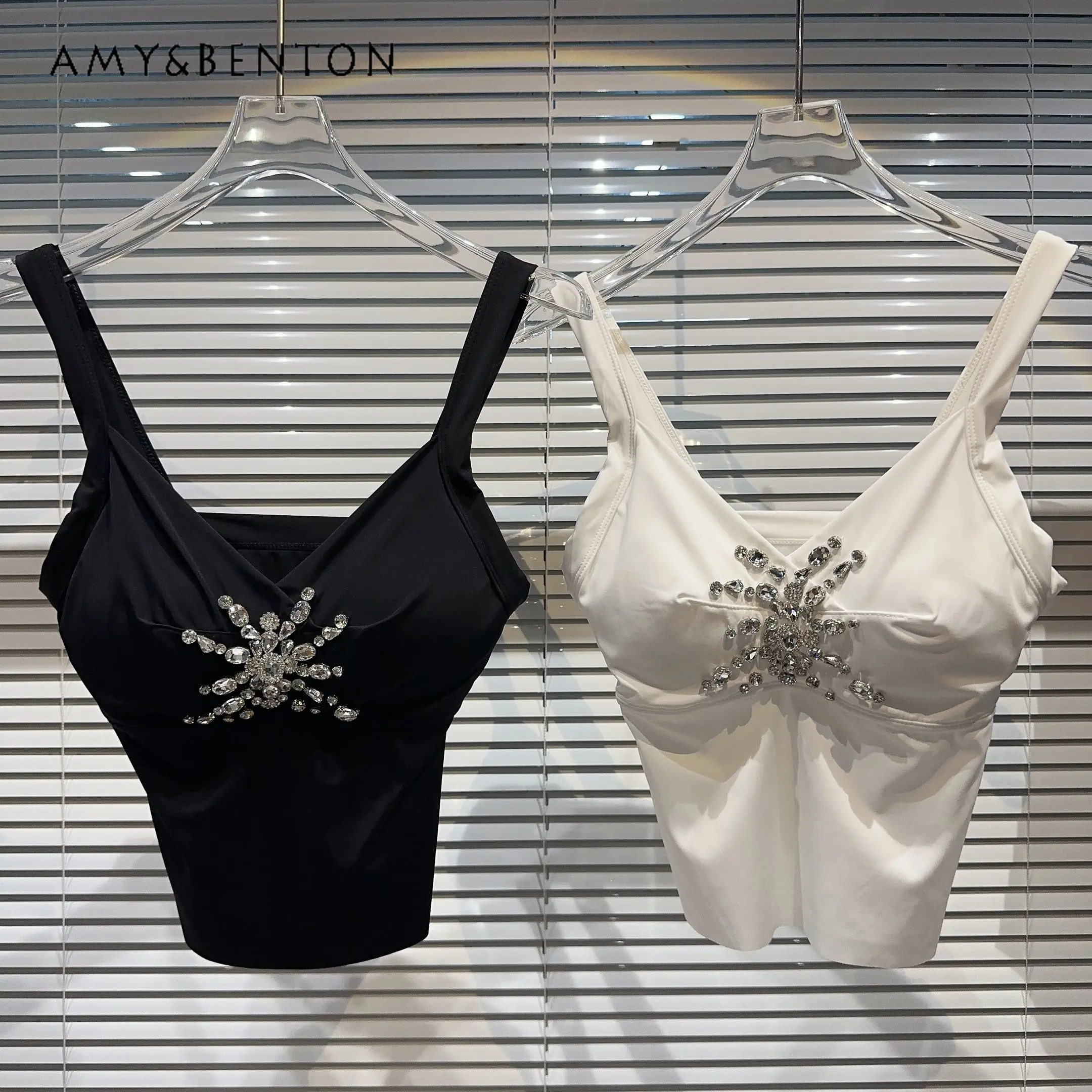 

Верхняя одежда, майки, Новинка лета 2023, жилет для ночного клуба, женский жилет с крупными частицами, тонкий топ с бусинами для женщин