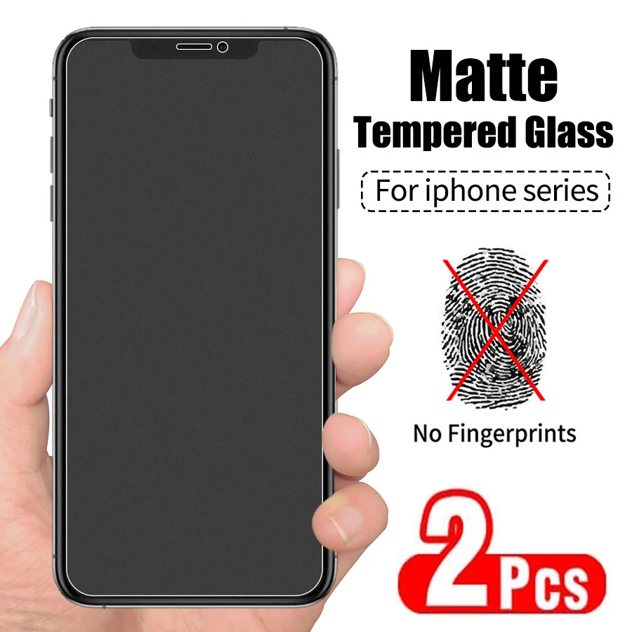 12pcs No Fingerprint Screen Protectors For Iphone 11 12 13 Pro Max