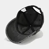 Cap with Name Customized Broken Burr Snapback Cap Sunscreen Customized Broken Burr Washed Baseball Cap For Women Men 4