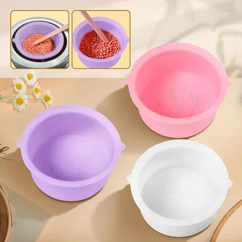 Scaldacera Ispessimento Ciotole in silicone resistenti al calore Depilazione Ciotole di ricambio per cera Ciotole per depilazione Ciotola per ceretta riutilizzabile 1