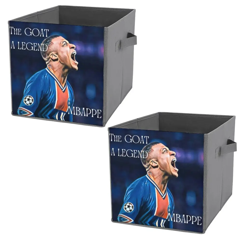 Mbappe E Mbappé Kylian Champion France Football Team Soccer 41 Contenitori Portaoggetti Scatola Portaoggetti Pieghevole Giocattoli Multifunzionali Con