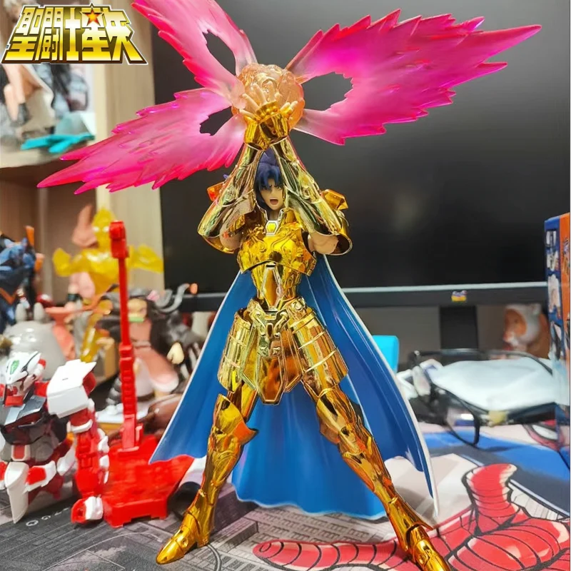 In Magazzino Modello Cs Saint Seiya Myth Cloth Ex Gemini Saga Con Esplosione Di Galaxian Gold/24K/Oce Cavalieri Dello Zodiaco Action Figure