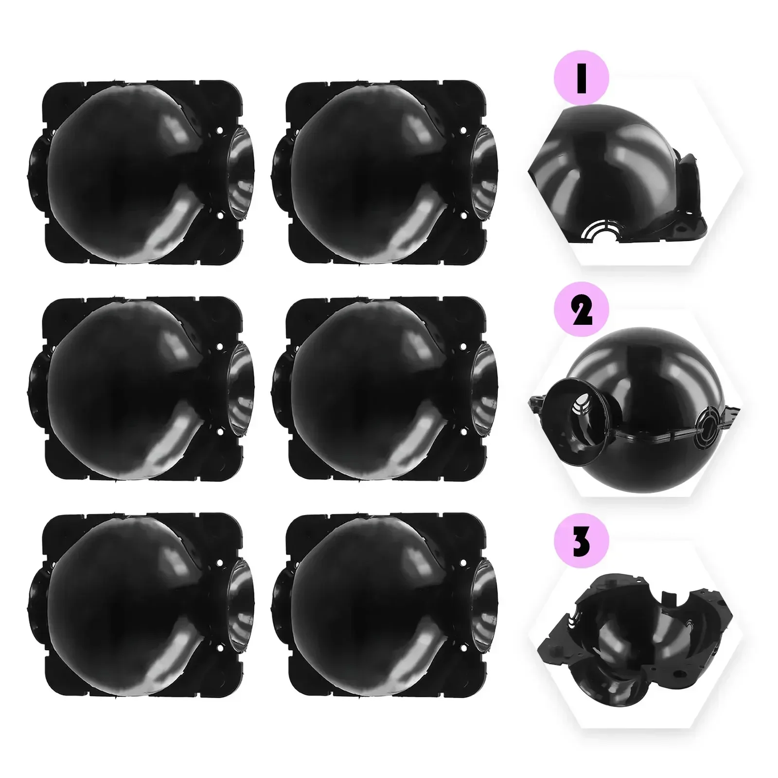 12 Pezzi Scatole Radicamento Piante - Sfere Innesto Per Giardinaggio, Diametro 5cm - Foto 8