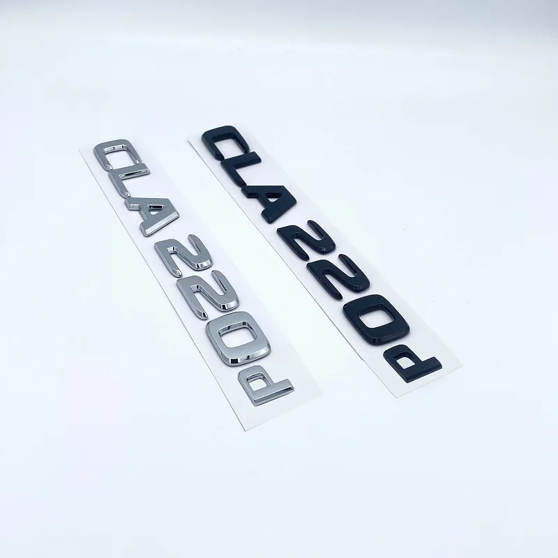 3D 문자 CLA180 CLA200 CLA220 CLA250 CLA260 CLA200d W117 자동차 펜더 트렁크 후면 로고 스티커 용 ABS 엠블럼