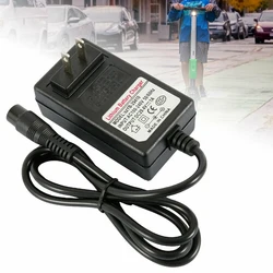 1*charger 29.4V 1A Lithium Battery Charger Adapter ABS Material For Self Balancing Scooter Wheel EU/US/UK 9MM EU/US/UK 12MM