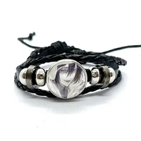 Creative Cartoon Character Osamu Nakahara Dazai Chuya Bracelets Art Multilayer Braided Bracelets Bangles Handmade Jewelry Gifts 2