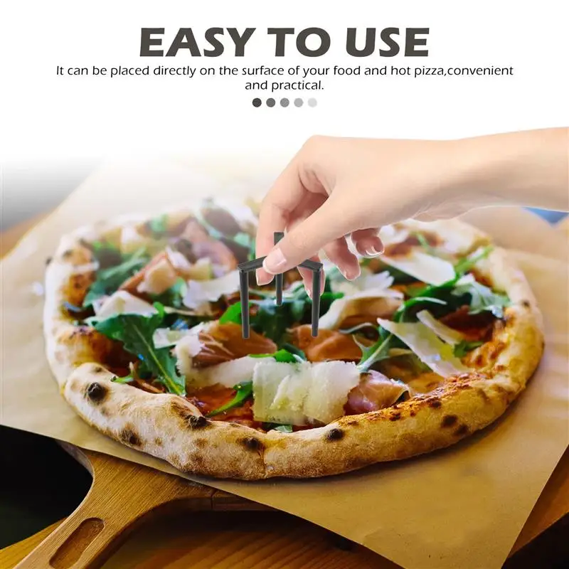 Pizza Saver Stands 200Pcs Reusable Plastic Pizza Serving Stand Tripod Stack For Takeaway Anti Fixed