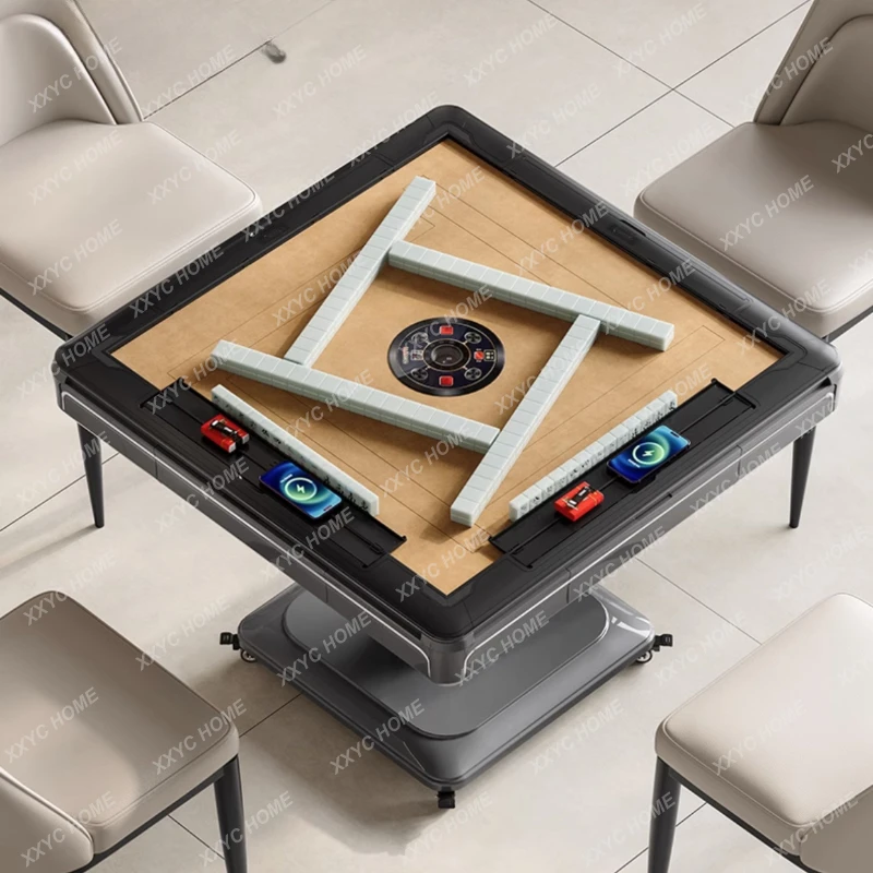 

Automatic Mahjong Machine Foldable Mahjong Table Dining Table Dual-Use Electric Bass Home Apparatus Hemp