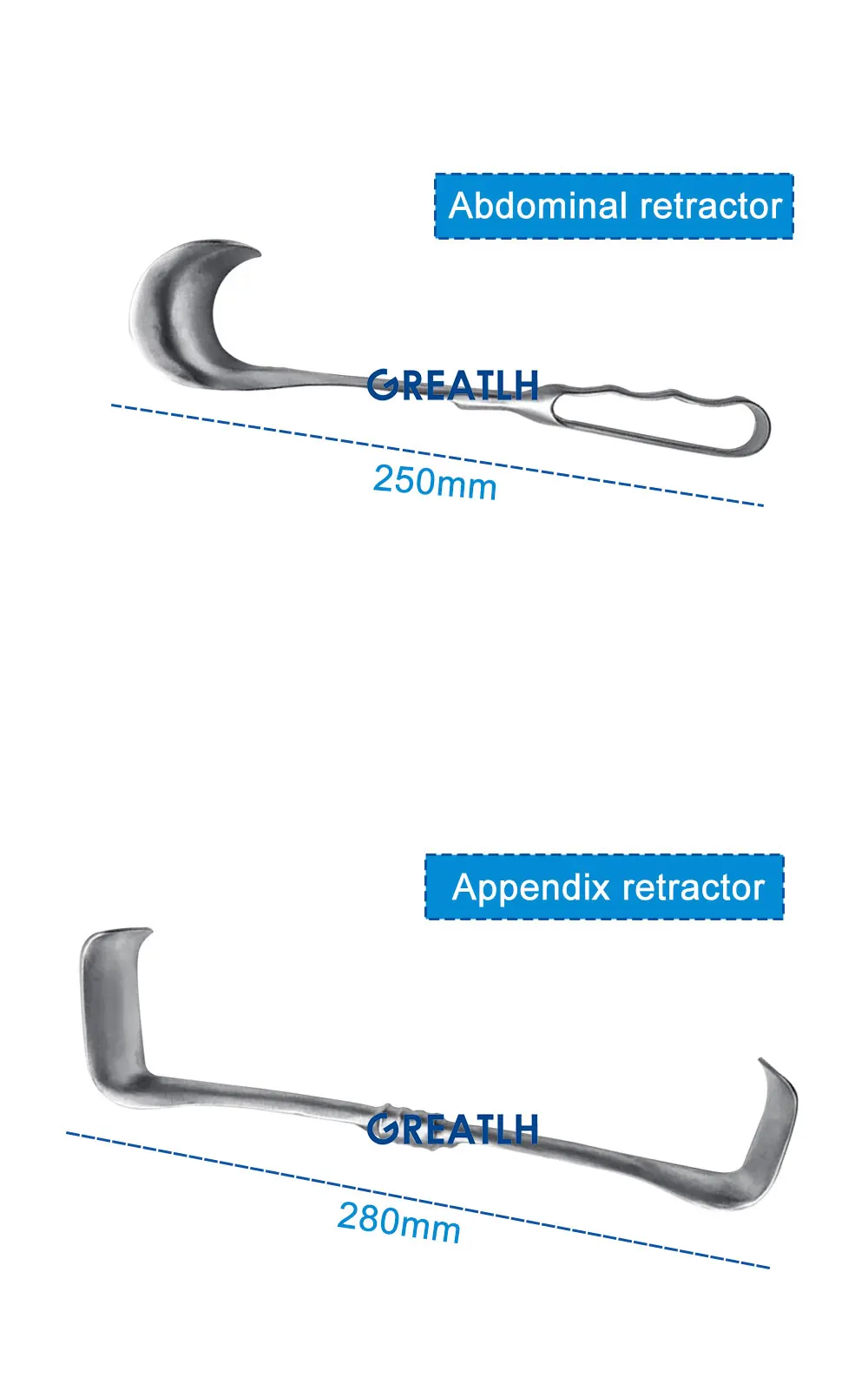 Stainless Steel Retractor S Appendix Retractor Big Belly Hook Deep ...