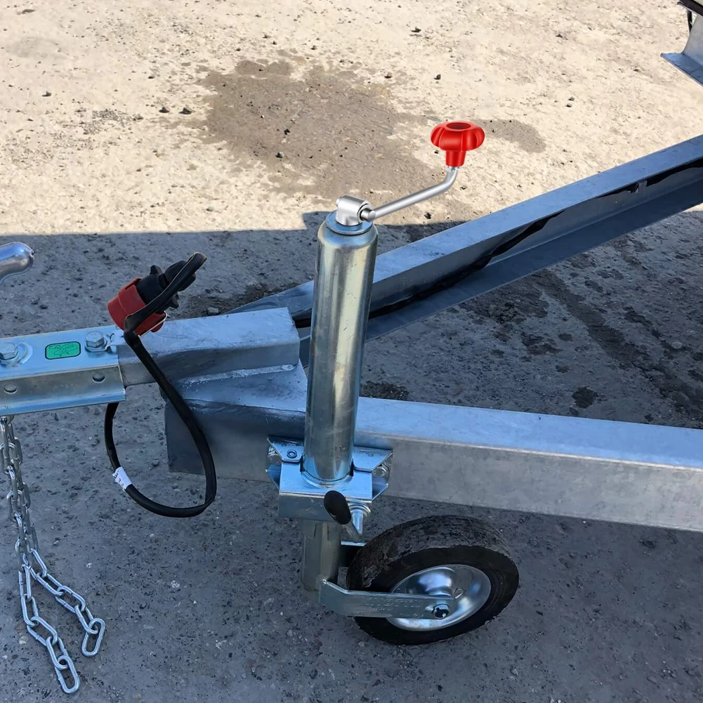 2 Set Universal Trailer Jack Handle Comes with Bolt Nut Spacers Replacement Jack Crank Wind Jack Handle Fits Most Jacks Trailer