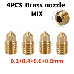 Enhanced Hotend Kit with Thermistor and 24V 65W Ceramic Cartridge Heater (0.2 - 0.4 - 0.6 - 0.8Brass)