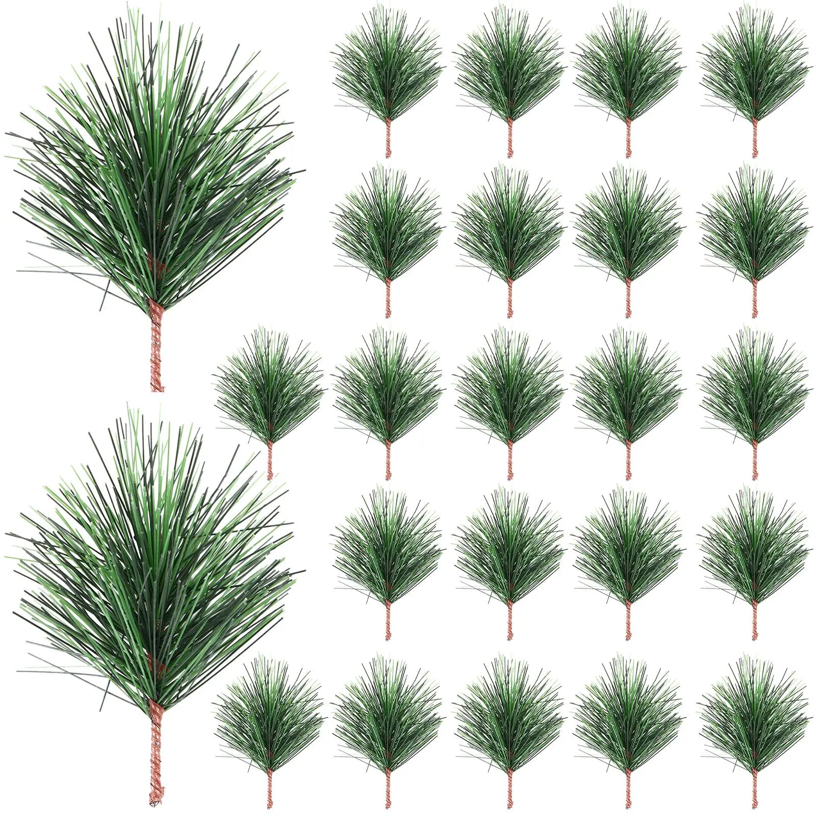 

24Pcs Creative Pine Picks Novelty Simulation Christmas Pine Branches Decors