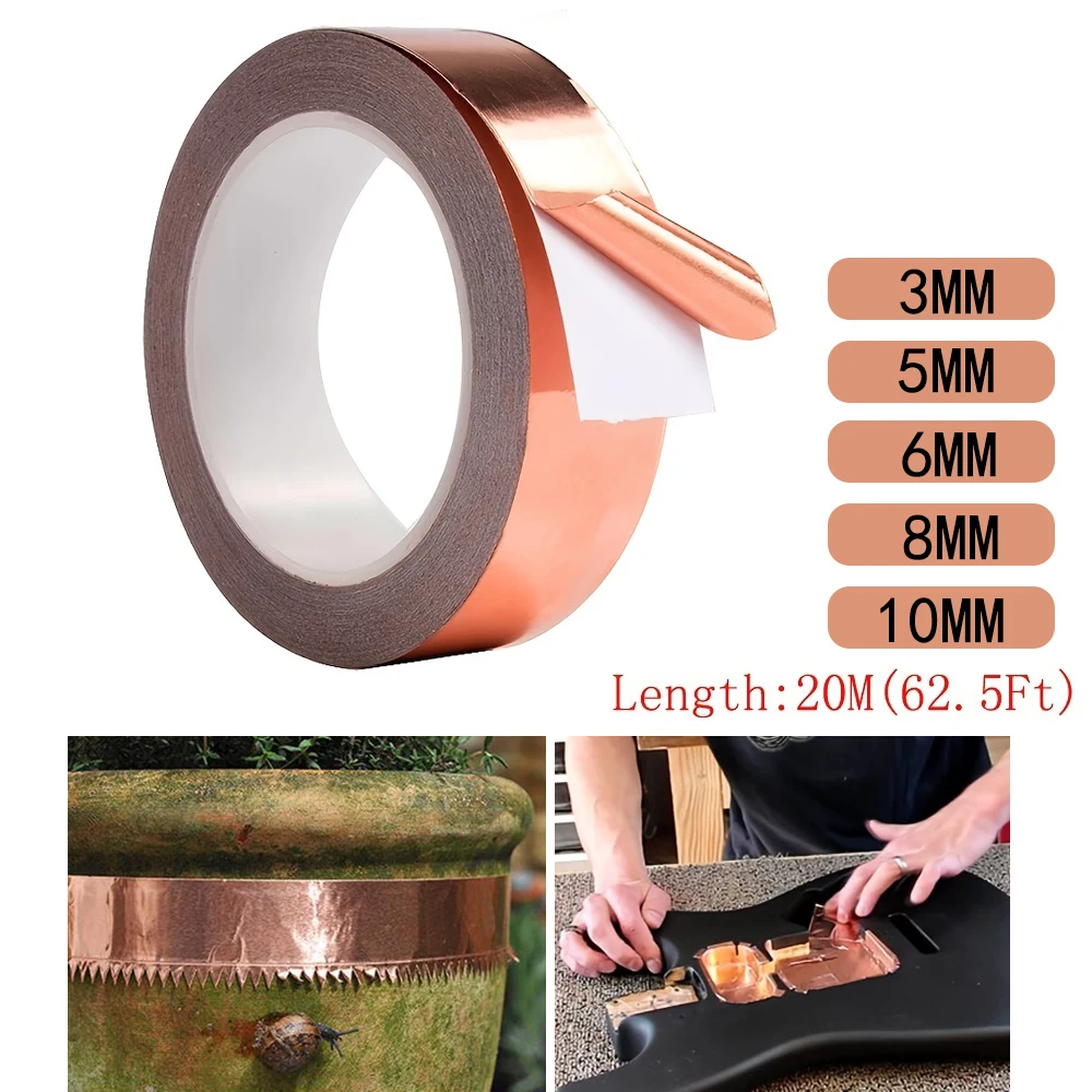 20MCopperFoilTapeAdhesiveSingleSidedConductiveSnailEMIShieldingDIYCircuitElectricalRepairTapes-AliExpress13