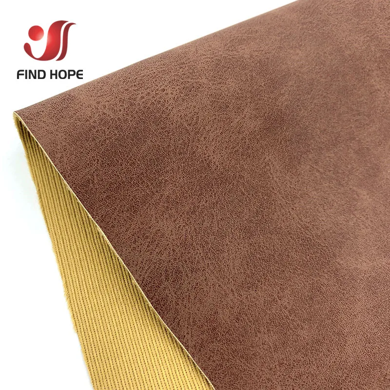 Solid Color Faux Suede Waterproof Synthetic Leather Fabric Roll