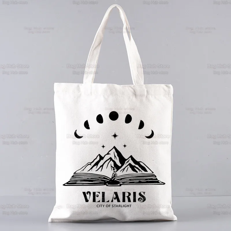 

ACOTAR Shopping Bag Tote Bag Shoping Reusable Bolsa Compra Sacolas Grocery Shopper Jute Bag Shopping