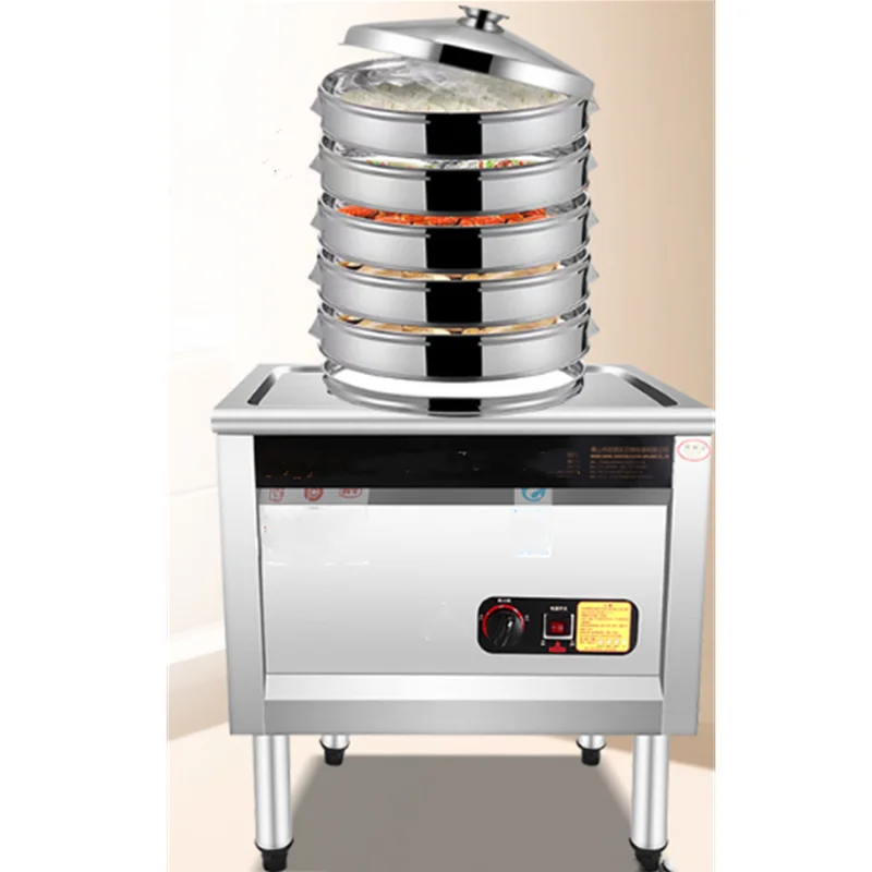 Big Layer Food Bao Zi Baozi Pasta Steam Boil Cooker Cooking Commercial Bun Gas Food Steamer,boiler Gas Steamer Cabinet Machine