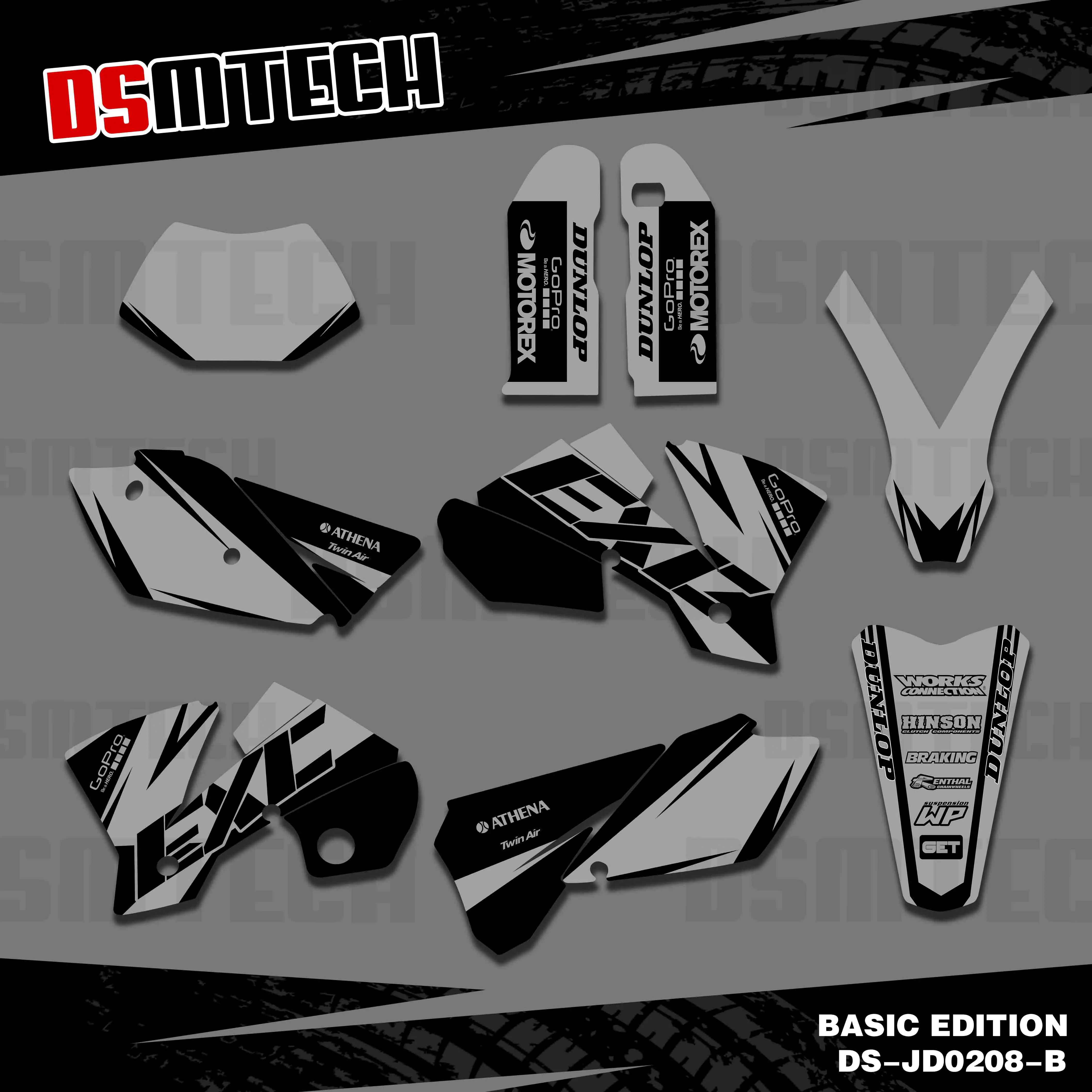 DSMTECH ο ׷   Į, KTM 125 200 250 300 400 450 525 EXC 2004   