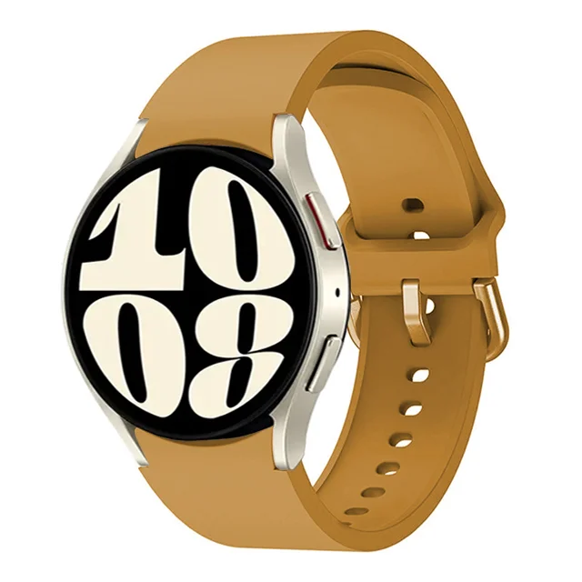 Universal Silicone Smartwatch Bracelet, 20mm/22mm Adjustable Strap
