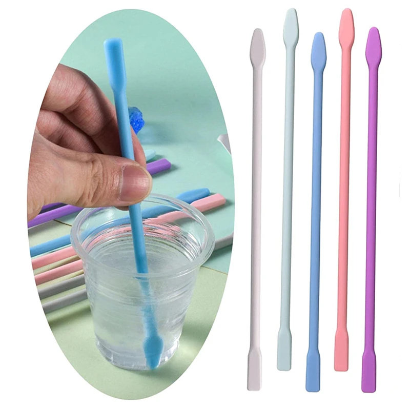 Wholesale Reusable Silicone Stirring Sticks 