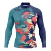 RT Men's Rashguard Surfing Shirt Camo Long Sleeve Lycra Sun Screen Beachwear Surf Sweatshirt UV Protection Swimwear New's 2