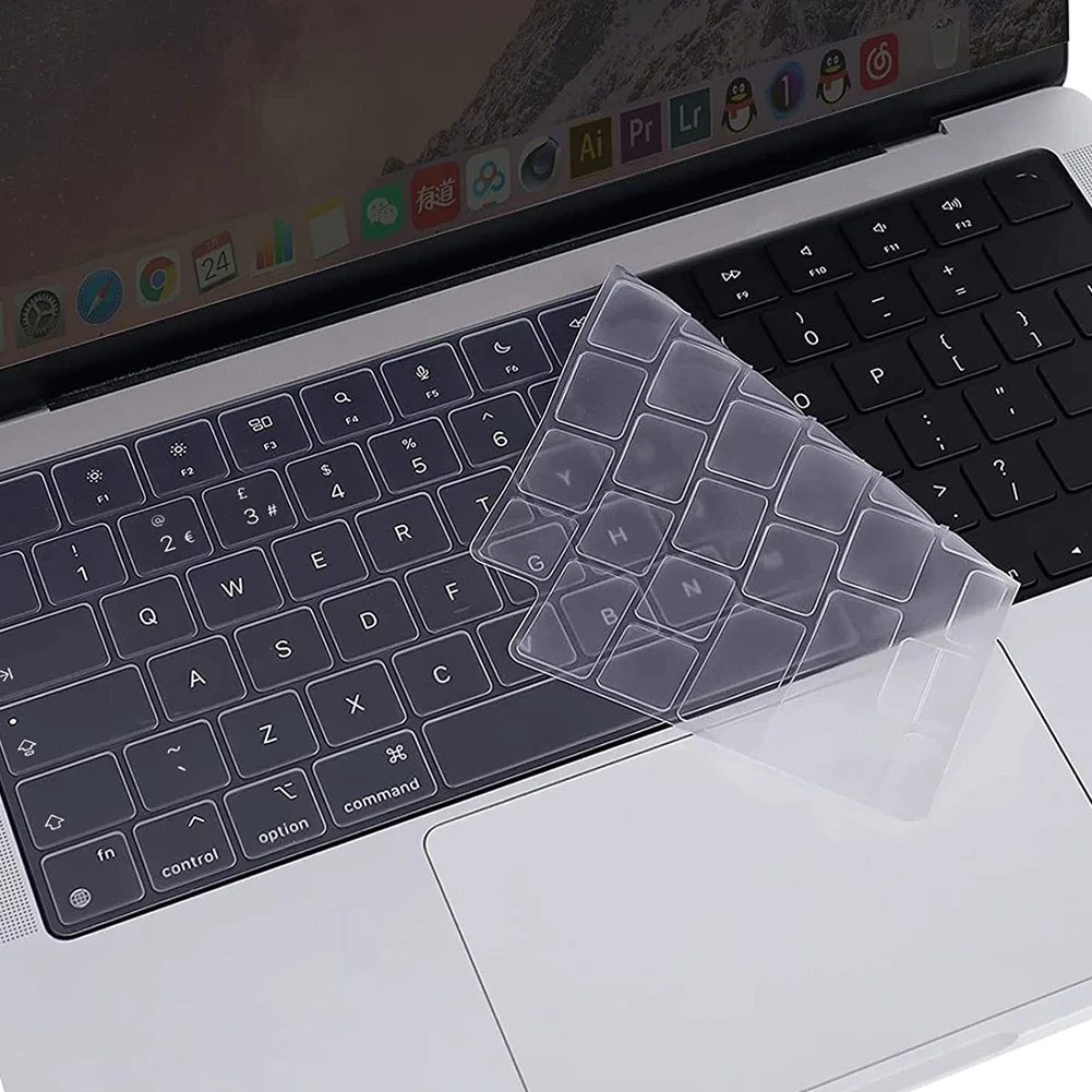 Keyboard Cover For Macbook Pro/Air 2005-New M2/M1 13/15/13.6/16/12 Inch A2681/A2442/A2941/A2338/A2337 UK/US Layout