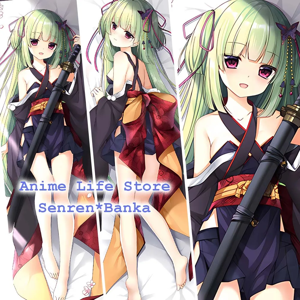 

Murasame Dakimakura Pillow Case Hugging Game Senren*Banka Body Pillowcase Otaku Bedding Cartoon Anime Pillow Cover