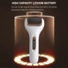 Electric Foot File Grinder Callus Dead Skin Remover USB Recharge Waterproof Pedicure Tool Foot Care Tool for Hard Cracked Clean 6