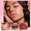 QIBEST Face Blusher Long-lasting Silky Natural Moisturing Blush Cream Contour Liquid Cheek Face Blush sponge Brush Head Cosmetic 3
