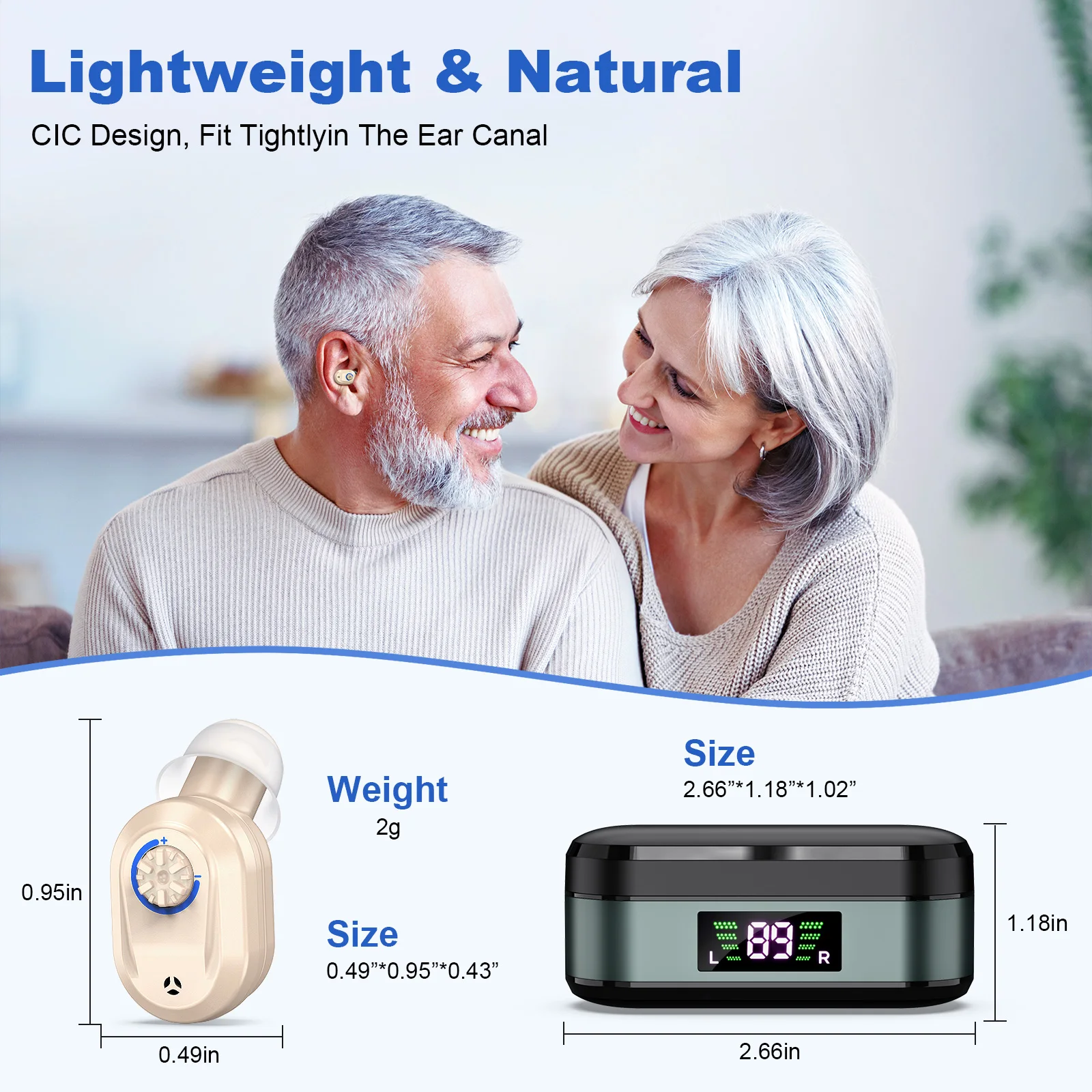 Rechargeable Portable Hearing Aids For Deafness Sound Amplifier Portable BTE Elderly Hearing Aid Invisible Hearing Amplifiers 3