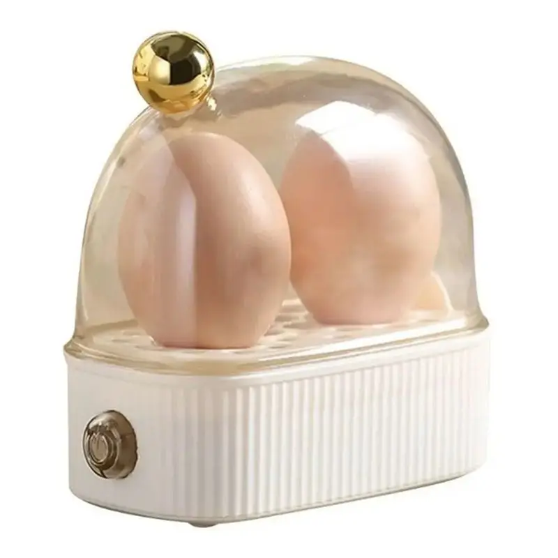 A70Z Fafa】Electric Egg Boiler Automatic Cooker Rapid Egg Boiler Breakfast Machine Multi-Function Egg Cooker 2 Eggs EU Plug 1