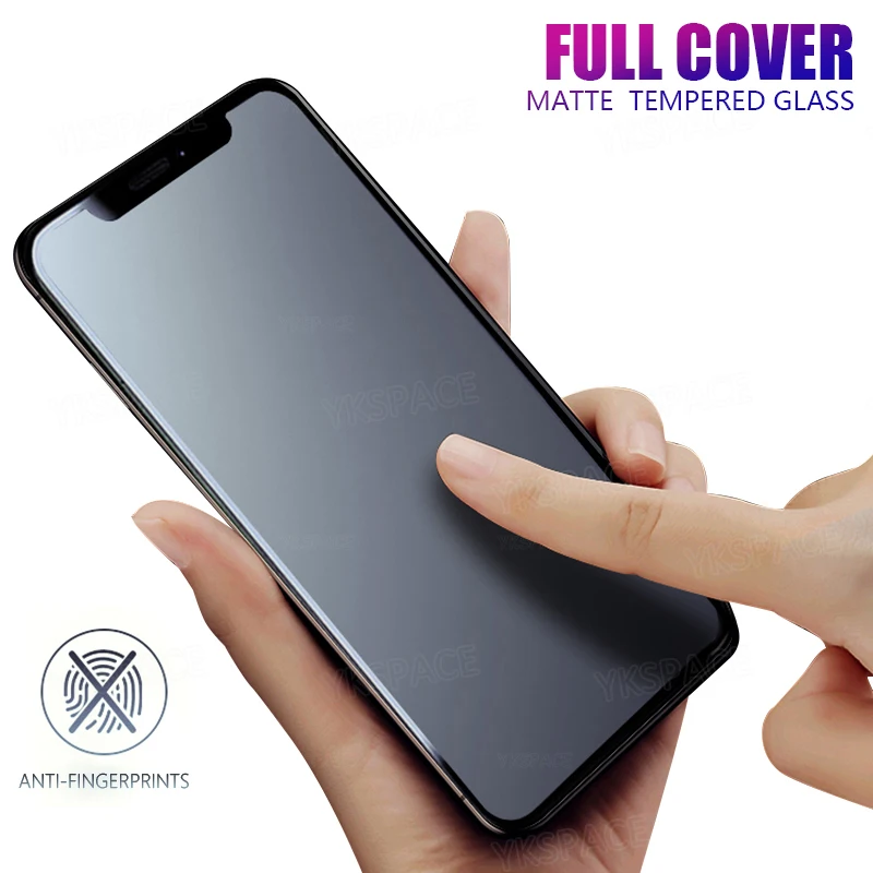 Anti Fingerprint Blue Ray Matte 9H Tempered Glass for iPhone 16E