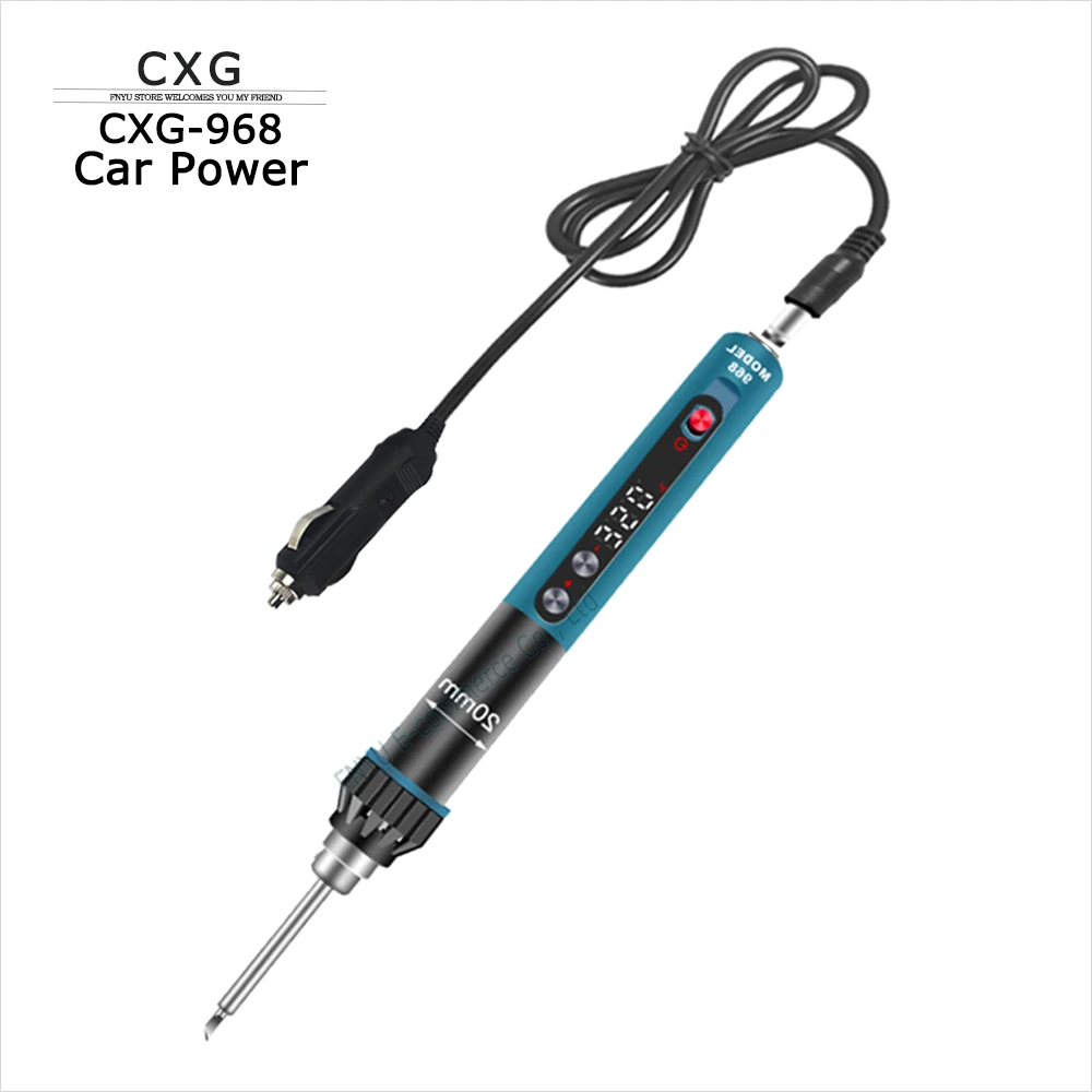 

Electrical Soldering Iron CXG 968 MINI Car SOLDERING IRON LED display adjustable SOLDERING IRON 5-24V Adaptive Welding tools
