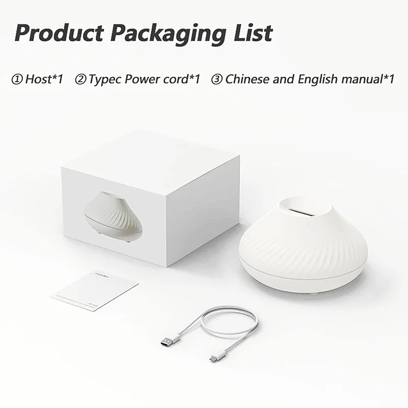 130ml Aroma Diffuser Air Humidifier Ultrasonic Cool Mist Maker Fogger Led Essential Oil Flame Lamp Difusor