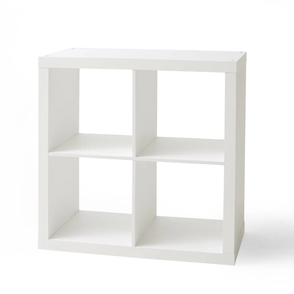 

Better Homes & Gardens 4-Cube Storage Organizer, White Texture