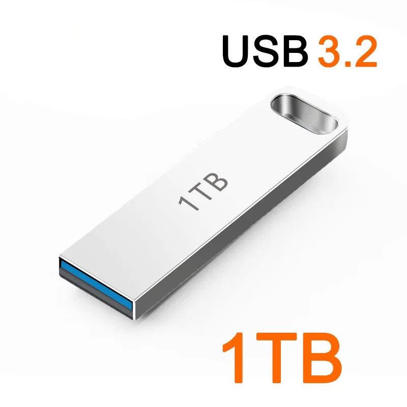 Ultra-Speed Waterproof Metal Flash Drive - High-Capacity Portable USB Storage