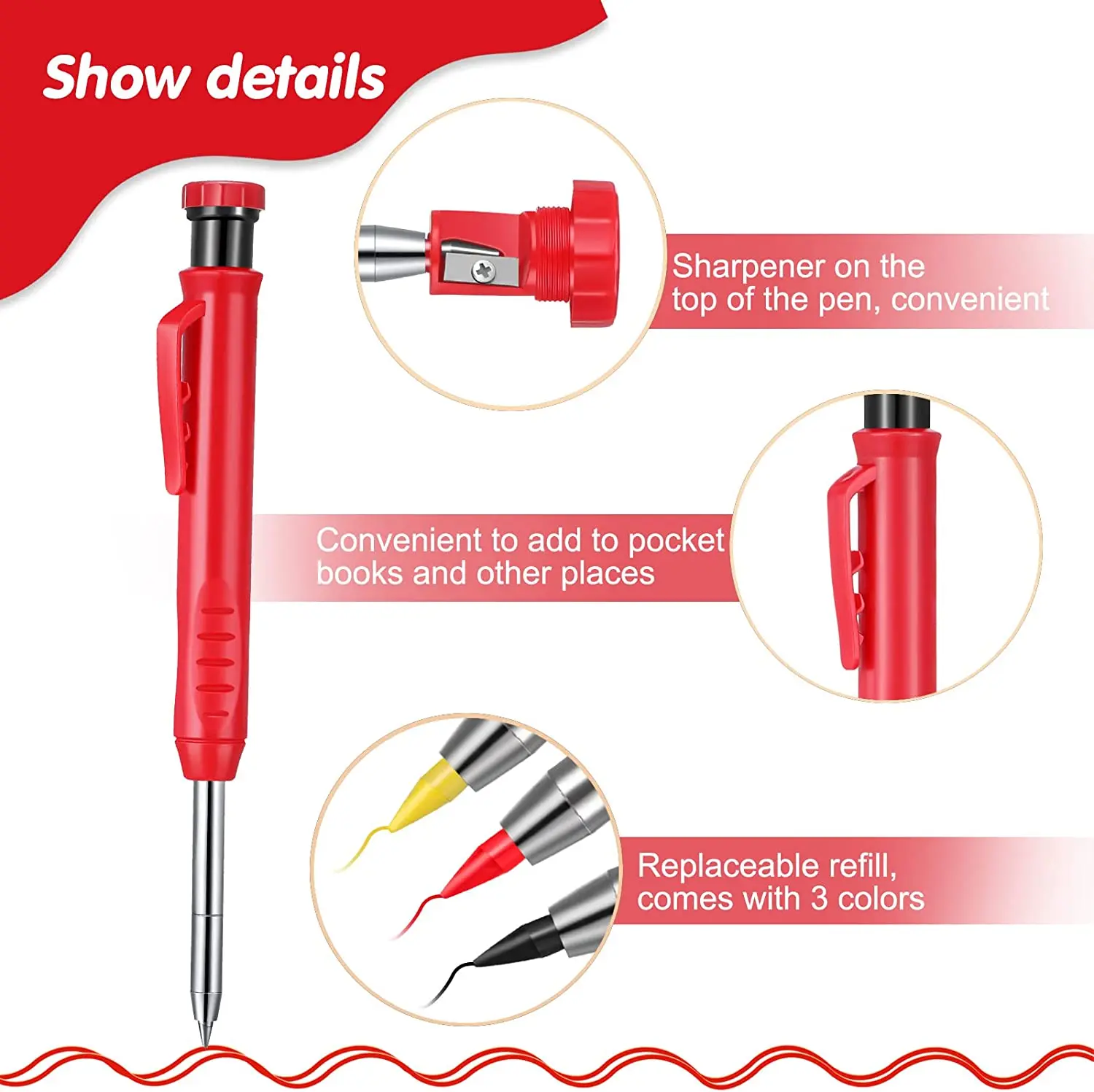 Рисунок 6 - Твердый плотничный карандаш с резьбой