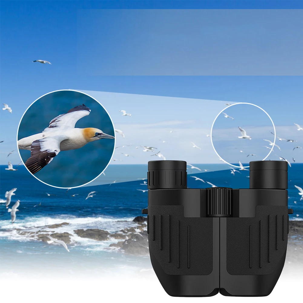 10x25 Binoculars Long Range Telescope Portable Binoculars Professional for Hunting Sports Outdoor Camping Travel