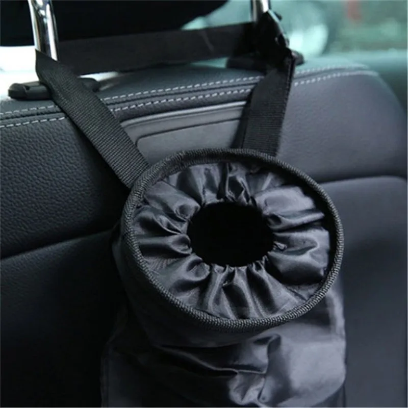 Universal Car Waste Bins Vehicle Back Seat Headrest Litter Trash Garbage Bag Cleaning Tools