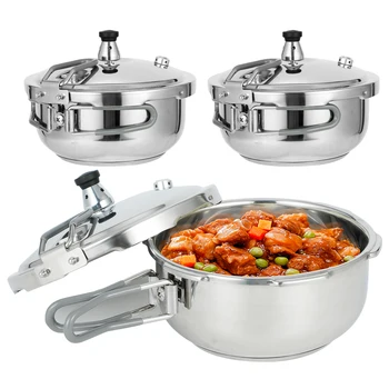 304 stainless steel pressure cooker,suitable for all stoves, suitable for kitchen cooking and outdoor camping