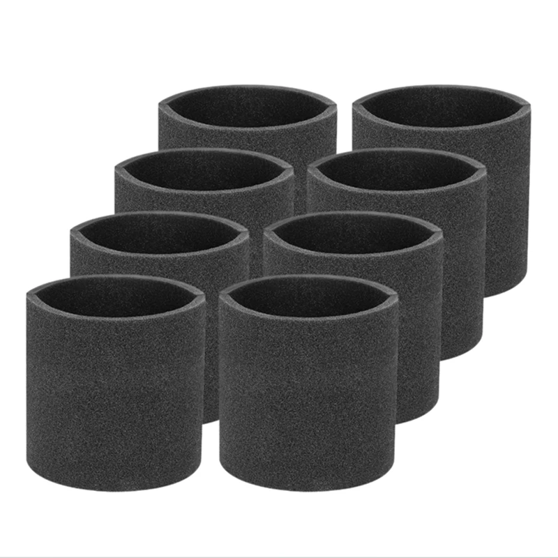 

8 Pack 90585 Foam Sleeve VF2001 Foam Replacement Filters For Shop Vac Wet Dry Vacuum Cleaner, Replace Parts 9058500