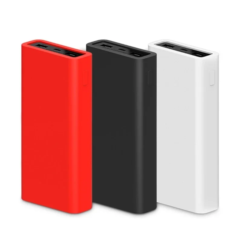 Power Bank Case Silicone Protective Sleeve for Xiaomi 20000mAh