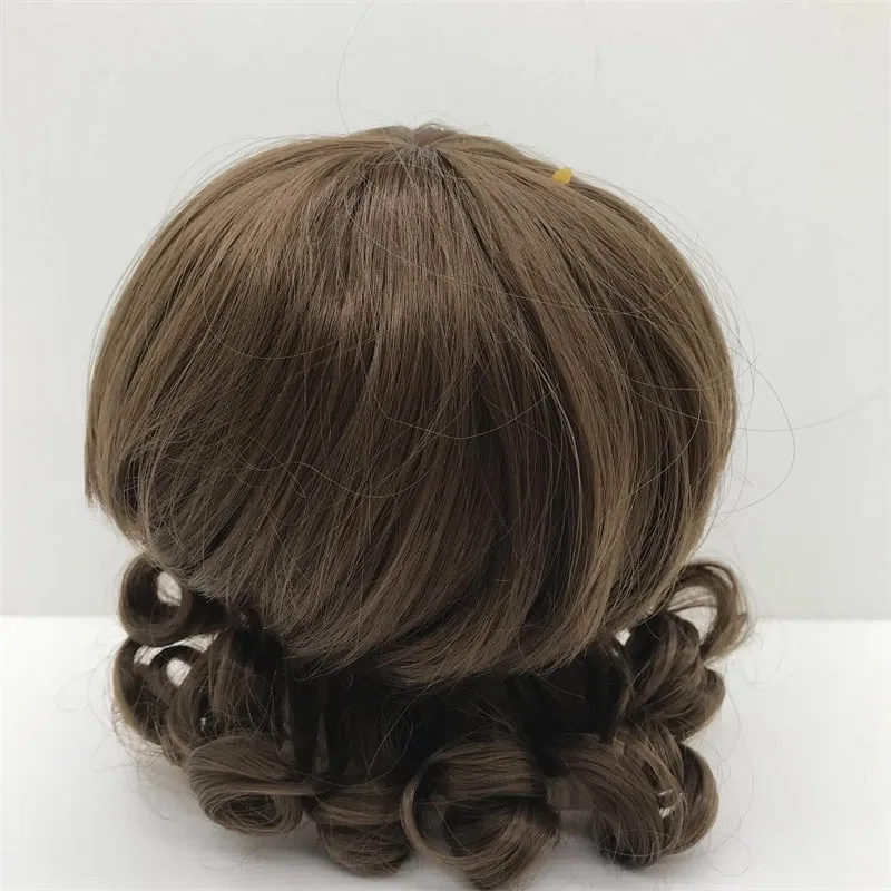Latest 7 different models Reborn Doll Hair Wig DIY Reborn Baby doll Short and Curly Sticked Hair Wig DIY Doll Hair Accessories