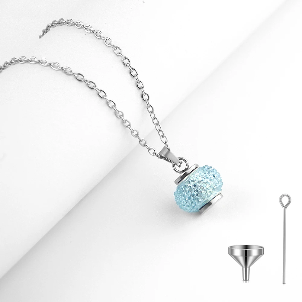 Stainless Steel Urn Necklace