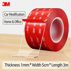 Super Strong Transparent Double - Sided Adhesive Tape - High Viscosity, Waterproof, Traceless - 1mm (Width 50mm)